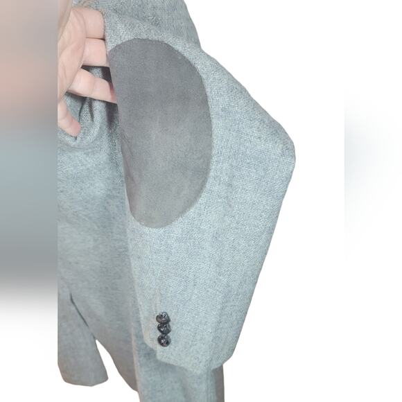 Vintage Anderson Little 100% Wool Grey Tweed Academia Sportcoat Jacket sz 48 - Picture 5 of 10